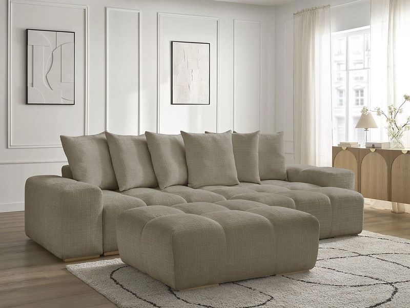 Ecksofa mit Hocker BOBOCHIC ANAKIN Ecksofa mit Hocker BOBOCHIC ANAKIN