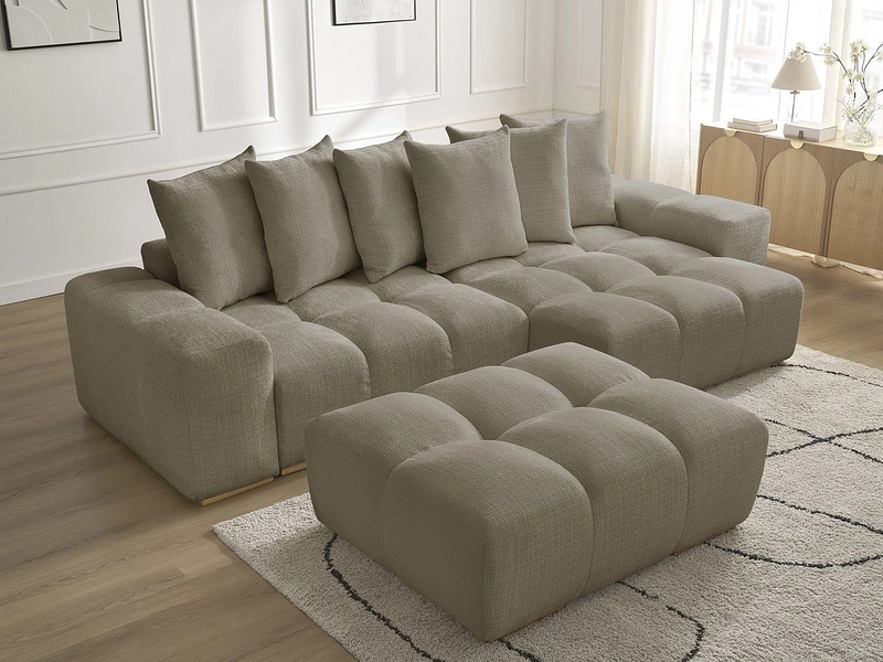 Ecksofa mit Hocker BOBOCHIC ANAKIN Ecksofa mit Hocker BOBOCHIC ANAKIN