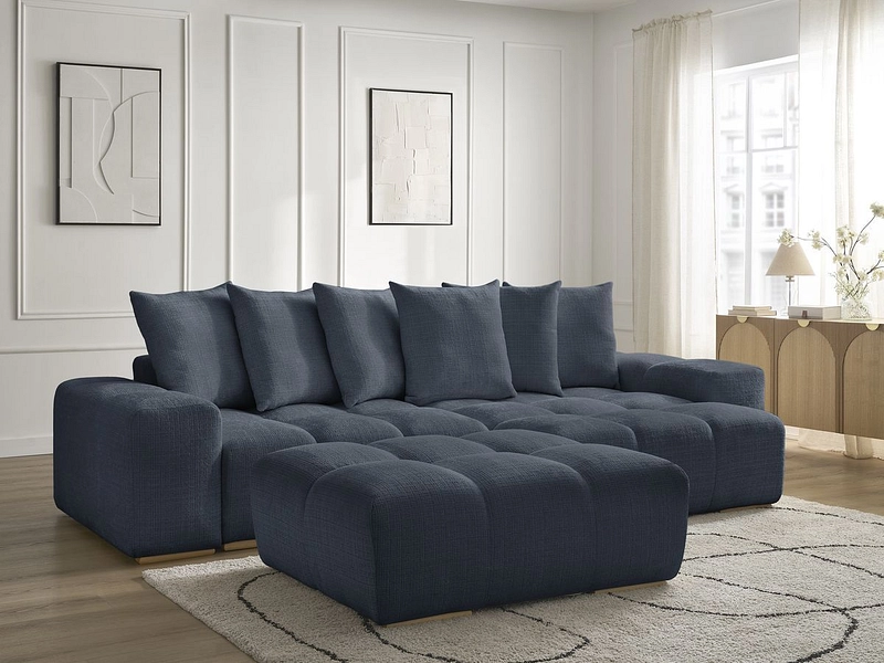 Ecksofa mit Hocker BOBOCHIC ANAKIN