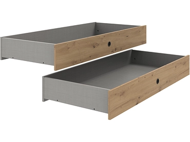 Tiroir de lit WANJA chêne artisan