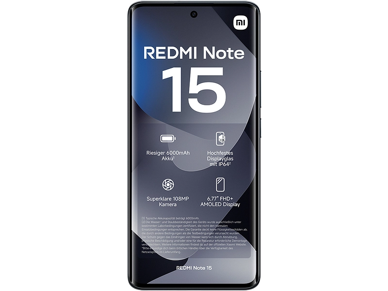 XIAOMI REDMI NOTE 15 noir