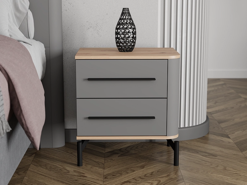 Nachttisch SINOP 2 Schubladen