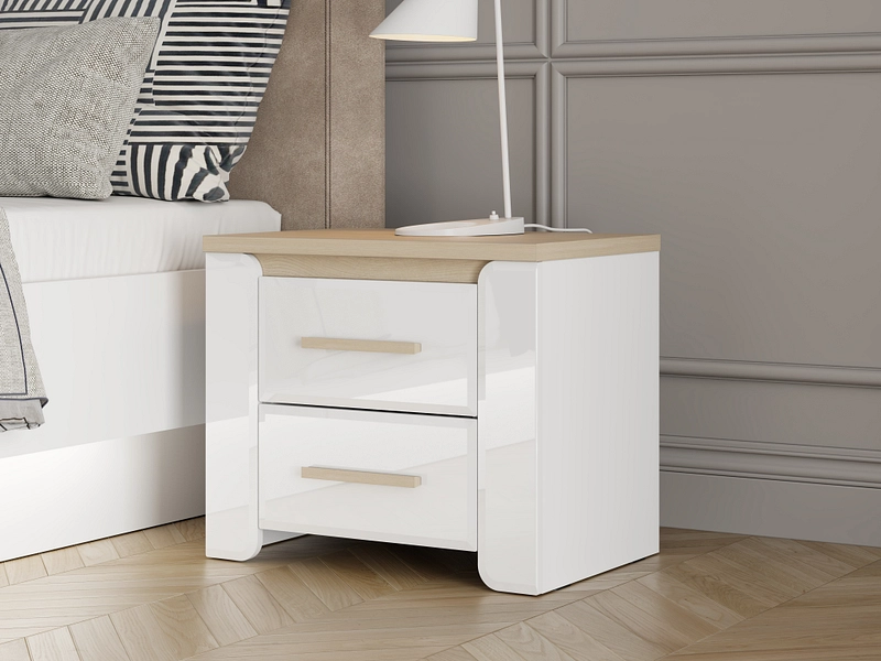 Nachttisch ABERDEEN 2 Schubladen