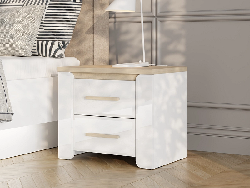 Nachttisch ABERDEEN 2 Schubladen