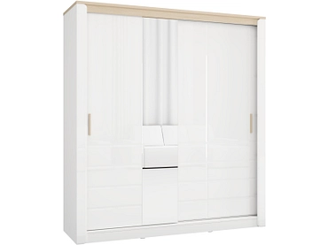 Schrank ABERDEEN weiss glänzend Schrank ABERDEEN weiss glänzend