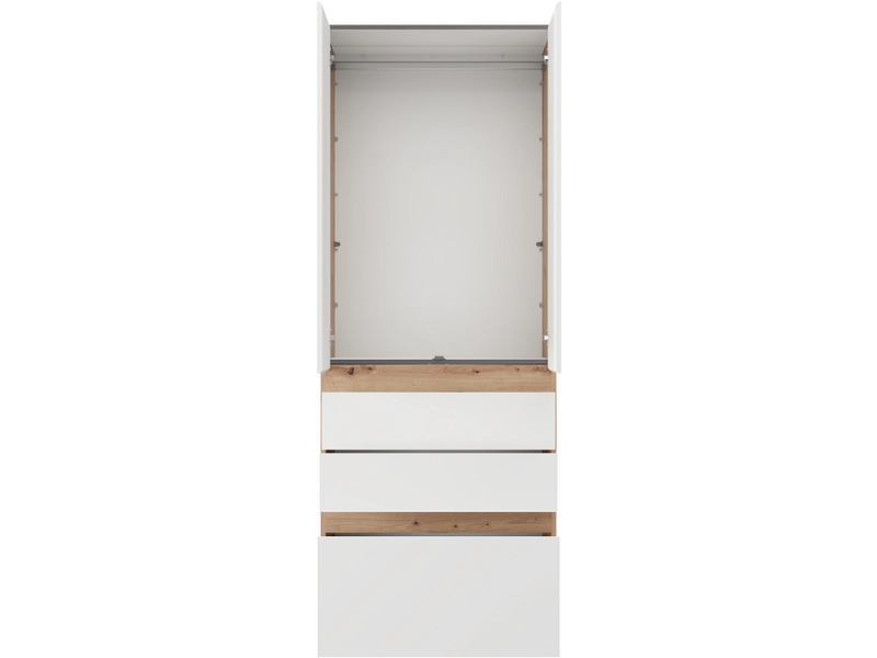 Armoire portes battantes HELSINKI blanc