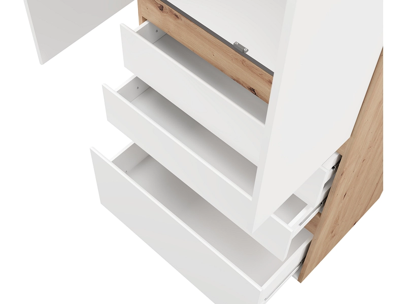 Armoire portes battantes HELSINKI blanc