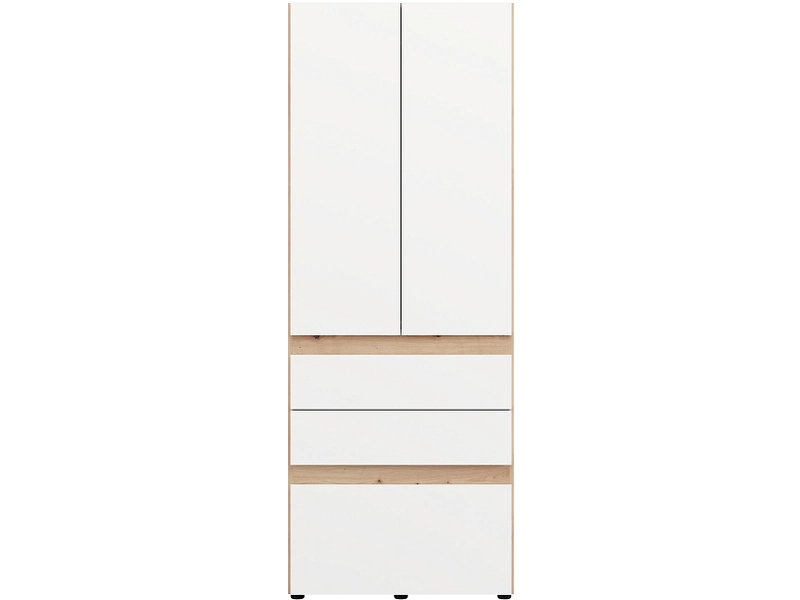 Armoire portes battantes HELSINKI blanc