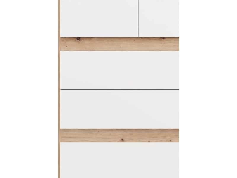Armoire portes battantes HELSINKI blanc