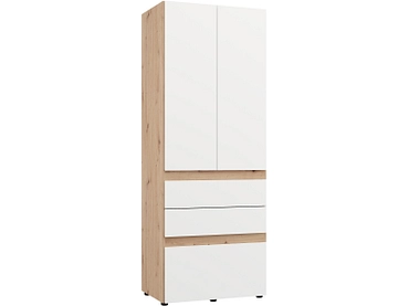 Armoire portes battantes HELSINKI blanc
