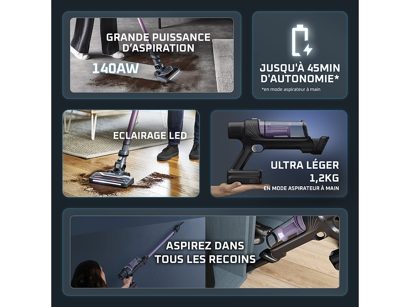 ROWENTA Stabstaubsauger 2 in 1