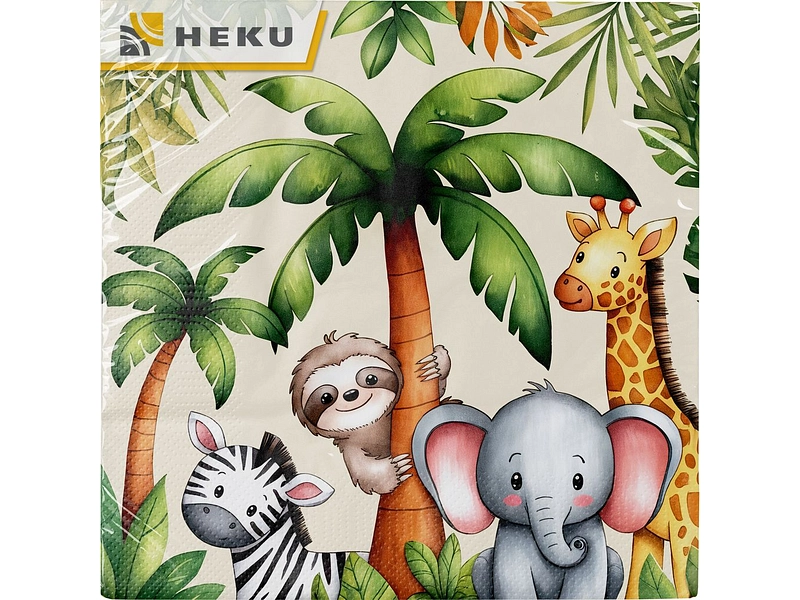 Set 20 Servietten SWAN Papier grün