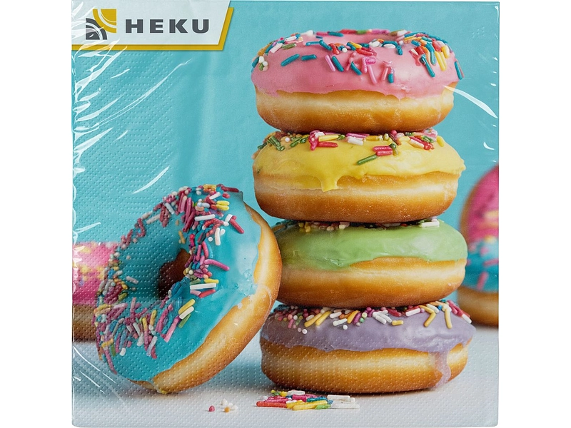 Set 20 Servietten SWAN Papier blau