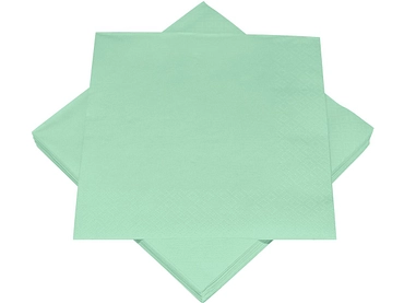 Set 20 Servietten SWAN Papier grün