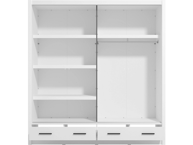 Schwebetürenschrank NANAIMO weiss