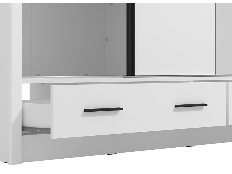 Schwebetürenschrank NANAIMO weiss