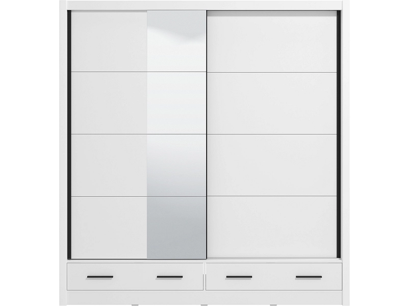 Schwebetürenschrank NANAIMO weiss