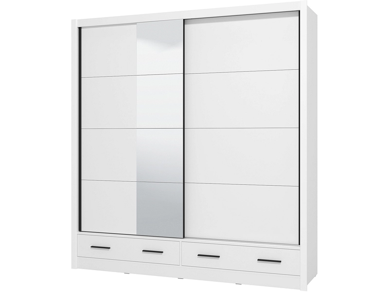 Schwebetürenschrank NANAIMO weiss