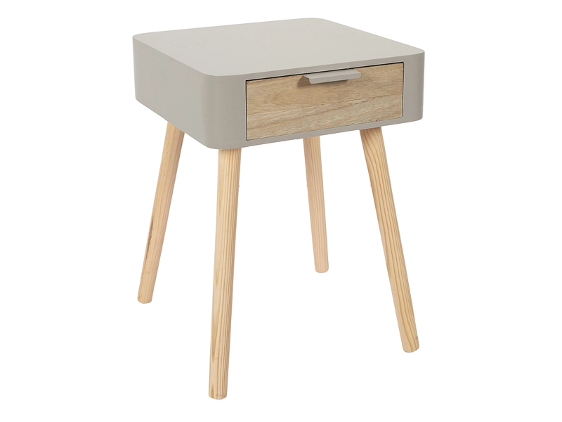 Nachttisch HOME DECO FACTORY ESSENTIEL 1 Schublade