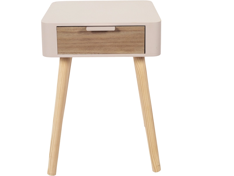 Nachttisch HOME DECO FACTORY ESSENTIEL 1 Schublade