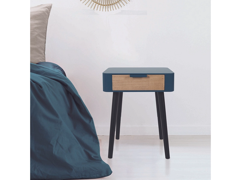 Nachttisch HOME DECO FACTORY ESSENTIEL 1 Schublade