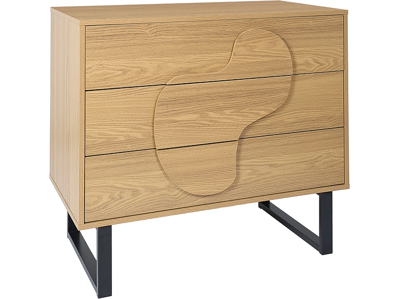 HOME DECO FACTORY Commode Calypso en MDF et métal