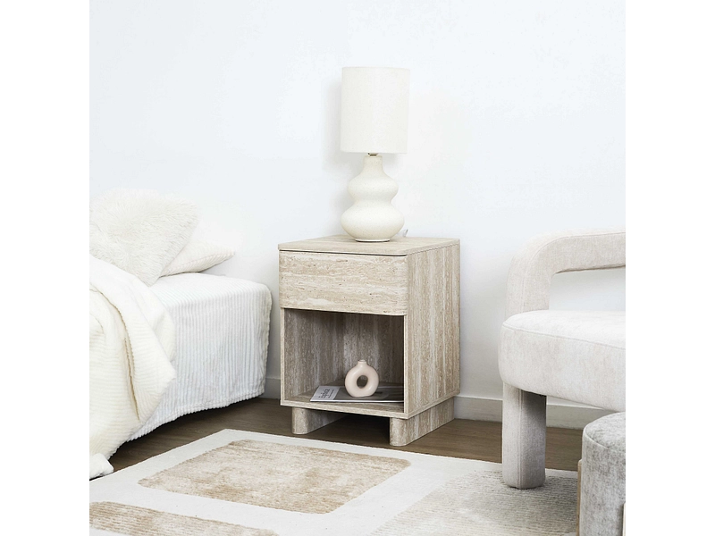 Nachttisch HOME DECO FACTORY PIETRA 1 Schublade