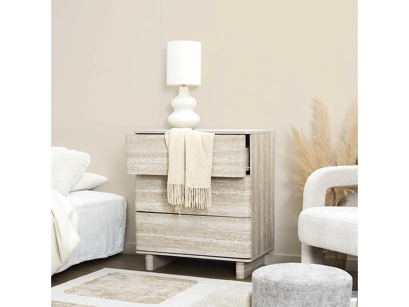 Kommode HOME DECO FACTORY PIETRA 3 Schubladen