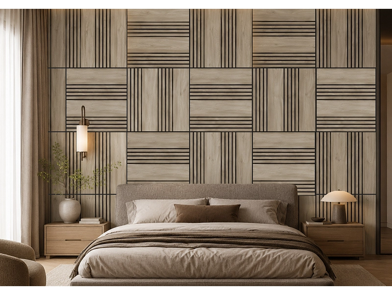 Pannello decorativo AURA grigio