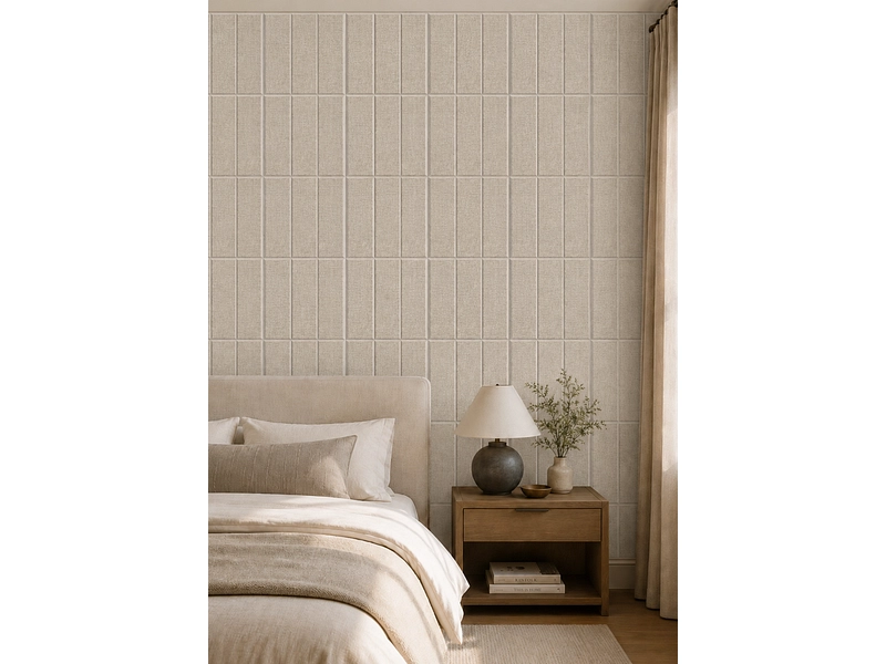 Set di 2 pannelli acustici autoadesivi BILNORA 2 pezzi beige Set di 2 pannelli acustici autoadesivi BILNORA 2 pezzi beige