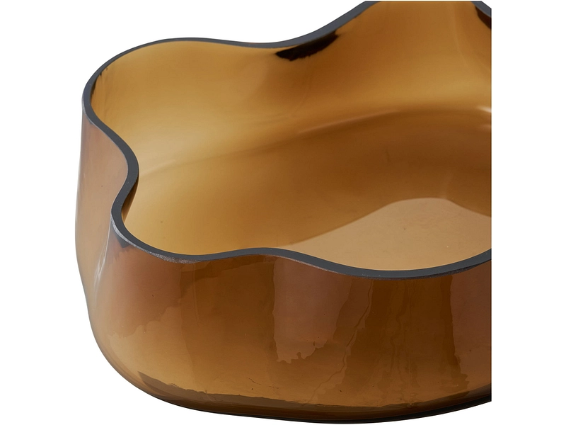 Plateau IDA verre brun Plateau IDA verre brun