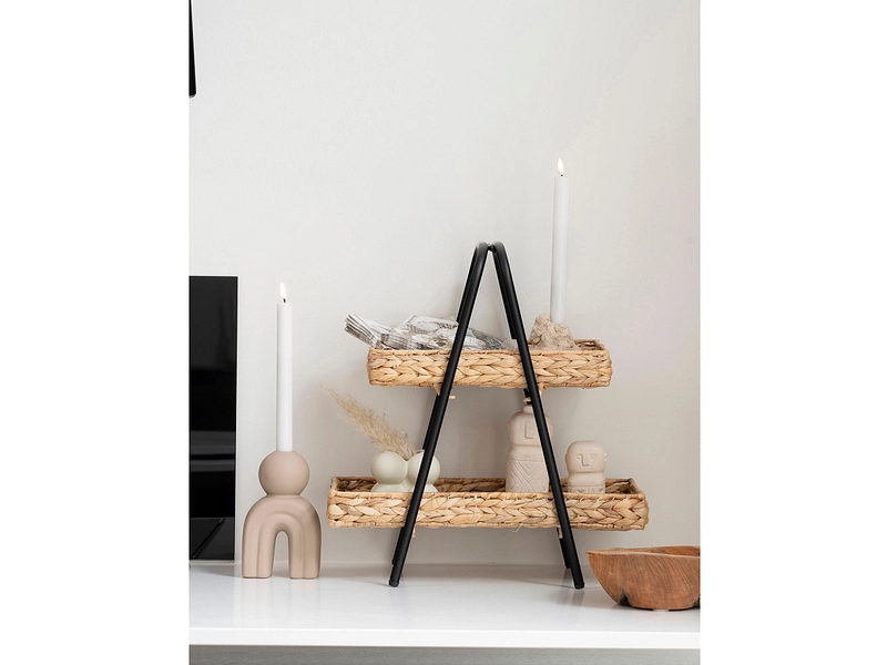 Plateau ALFARO jacinthe d'eau bois naturel