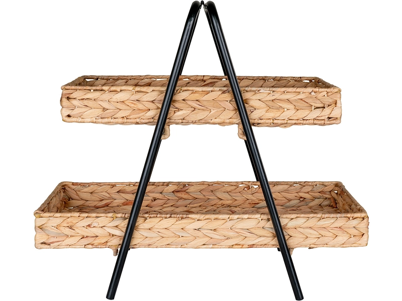 Plateau ALFARO jacinthe d'eau bois naturel