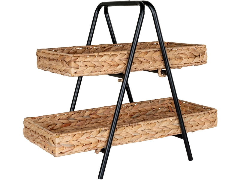 Plateau ALFARO jacinthe d'eau bois naturel