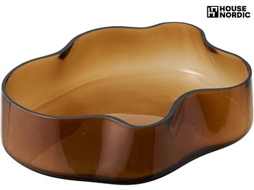 Platte IDA glas braun Platte IDA glas braun