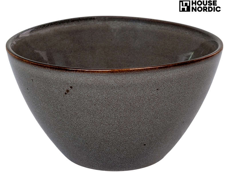 Bol SELMA céramique béton gris