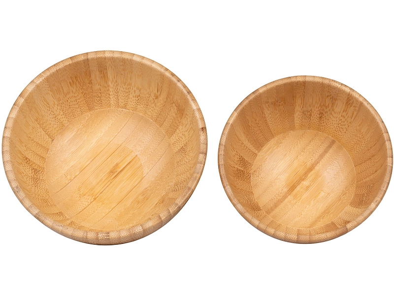 Set de saladiers CHEFALU bois massif bois naturel