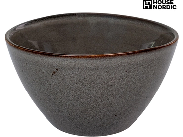 Bol SELMA céramique béton gris