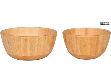 Set de saladiers CHEFALU bois massif bois naturel