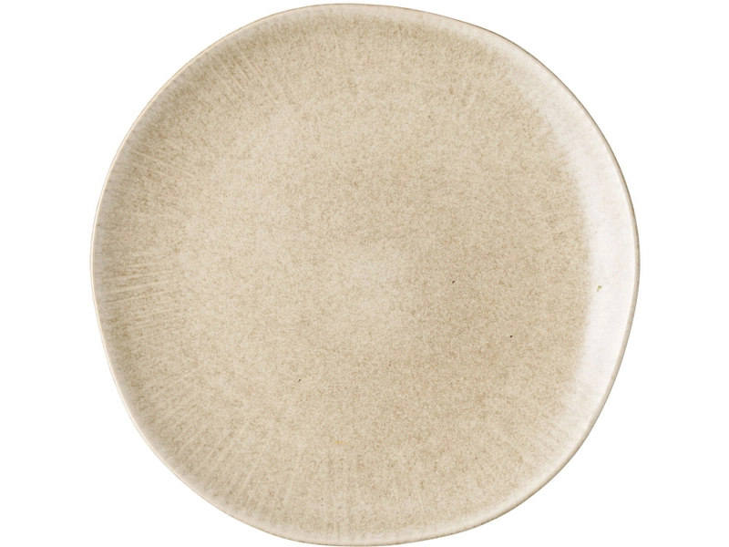 Assiette à dessert VIOLA céramique beige