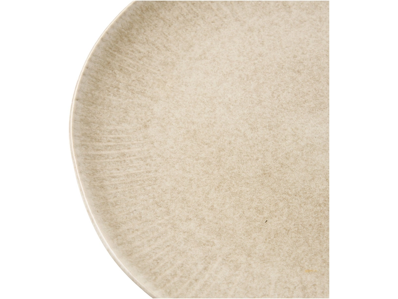 Assiette à dessert VIOLA céramique beige