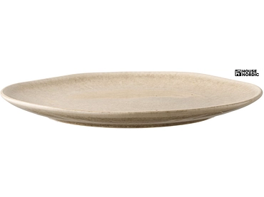 Assiette à dessert VIOLA céramique beige