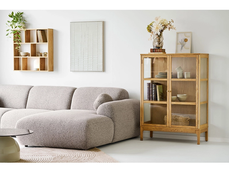 Toile texturée ENA 1 pièce beige