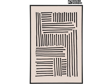 Toile imprimée LIPARI 1 pièce beige