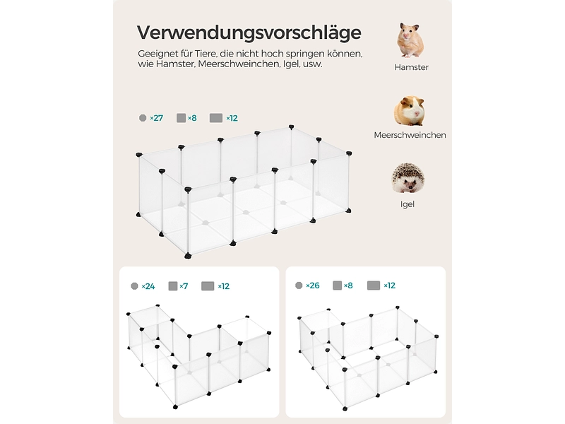 Enclos pour animaux SONGMICS Enclos pour animaux SONGMICS