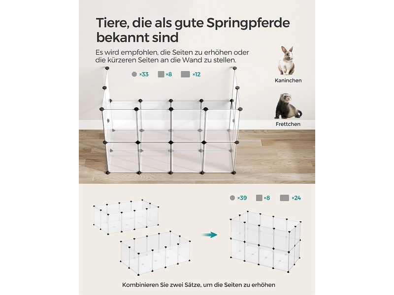 Enclos pour animaux SONGMICS Enclos pour animaux SONGMICS