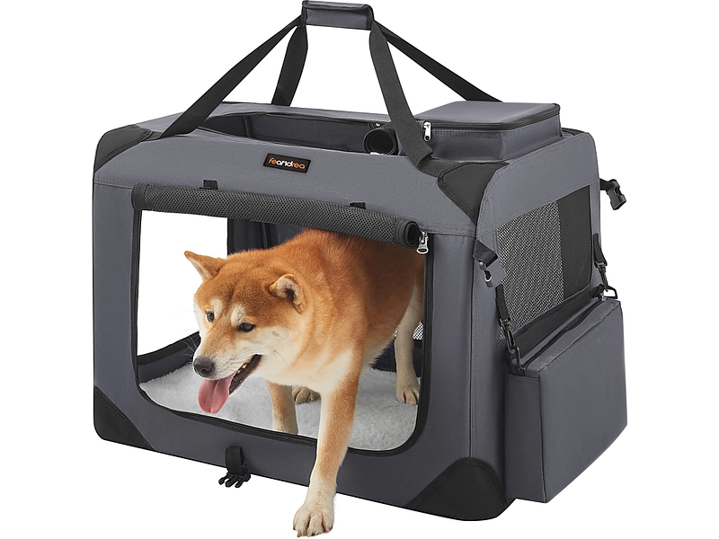 Sac de transport animaux FEANDREA Acier gris