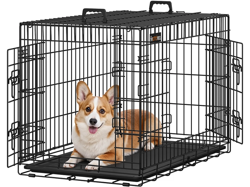 Cage pour animaux FEANDREA Acier noir