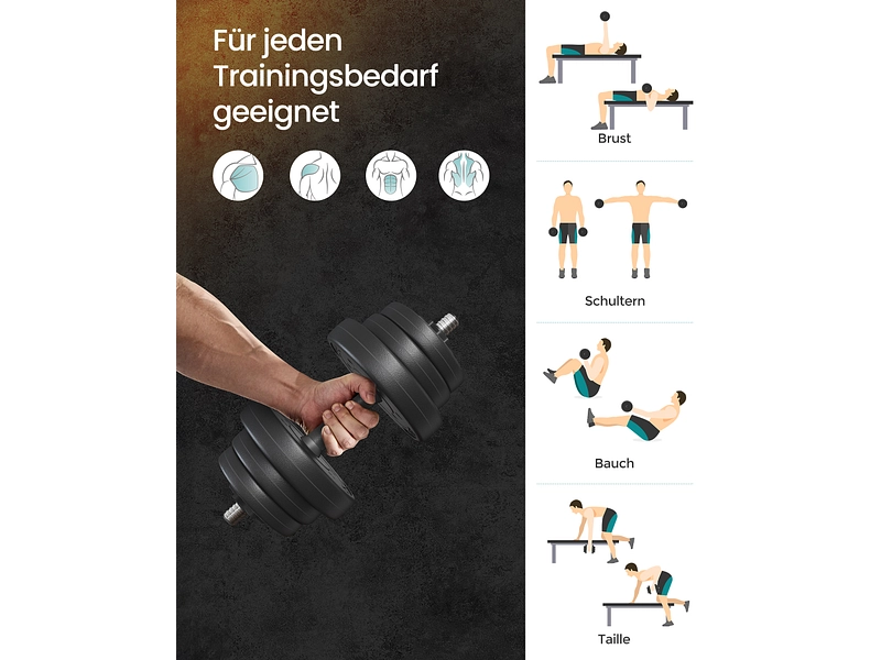 SONGMICS Set manubrio