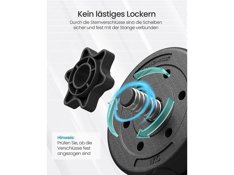 SONGMICS Set manubrio